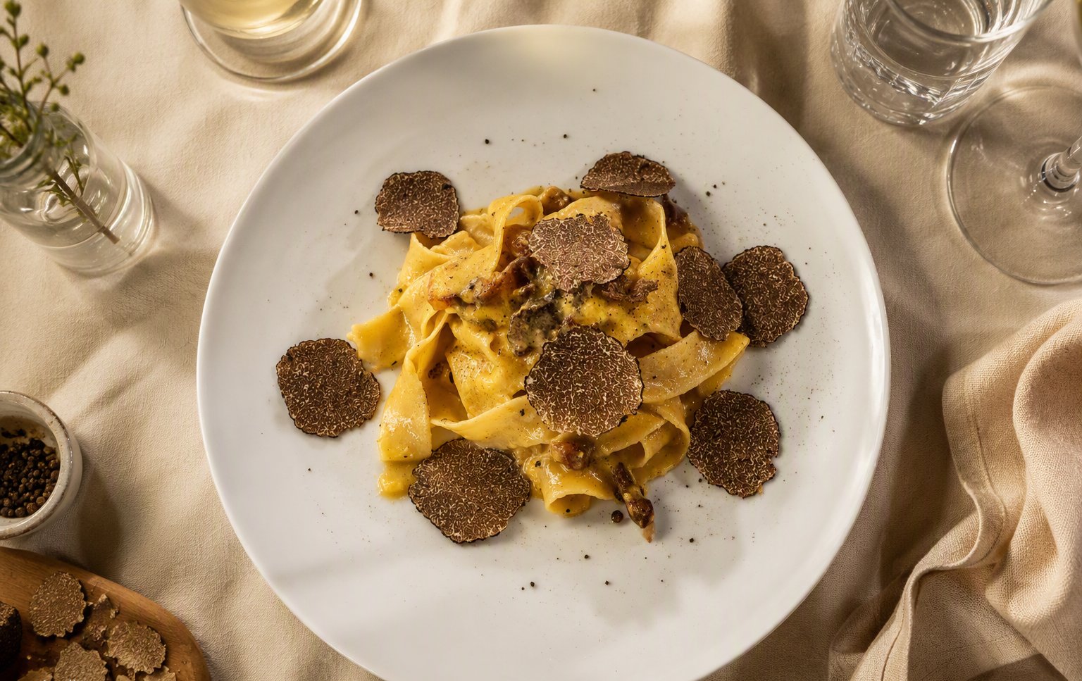 Tagliatelle al tartufo nero